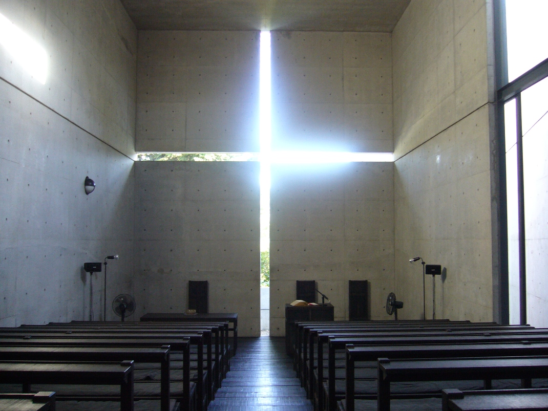 burning cross church of the light