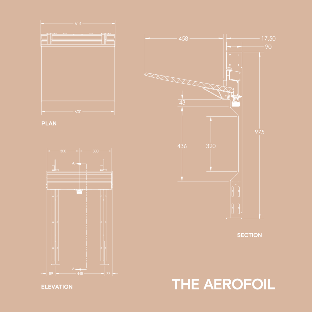 The Aerofoil sink specifications