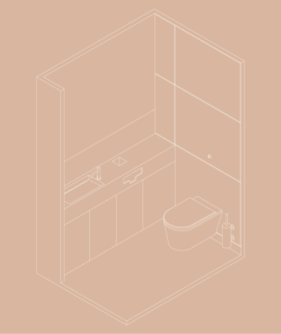 Superloo L-shaped design